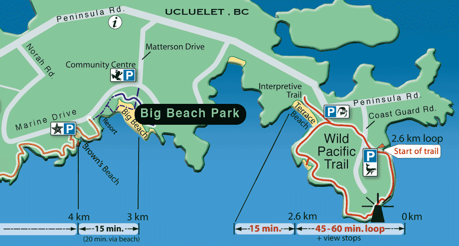 big beach map